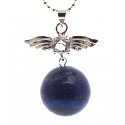 Angel Inspired Lapis Lazuli Gemstone Pendant